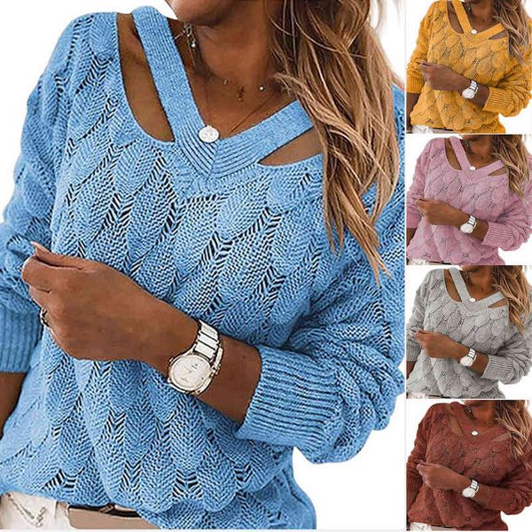 women's sweaters autumn winter fashion sweater v-neck off shoulder women's 16h5, White;black
women's sweaters autumn winter fashion sweater v-neck off shoulder women's 16h5, White;black
