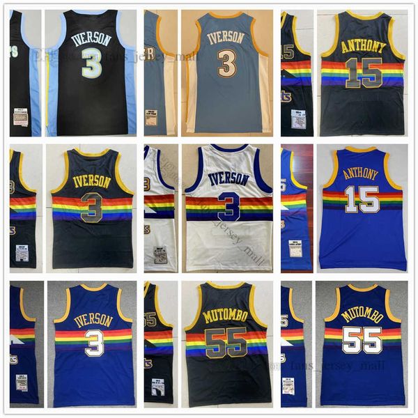 youth kids men basketball jerseys 55 dikembe 15 carmelo mutombo 3 allen anthony iverson retro jersey, Black;red
youth kids men basketball jerseys 55 dikembe 15 carmelo mutombo 3 allen anthony iverson retro jersey, Black;red