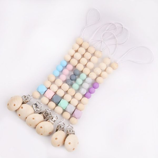 baby wood toy gifts pacifier clip chian holder wooden silicone bead teether for baby chew newborn nursing soother chain
baby wood toy gifts pacifier clip chian holder wooden silicone bead teether for baby chew newborn nursing soother chain
