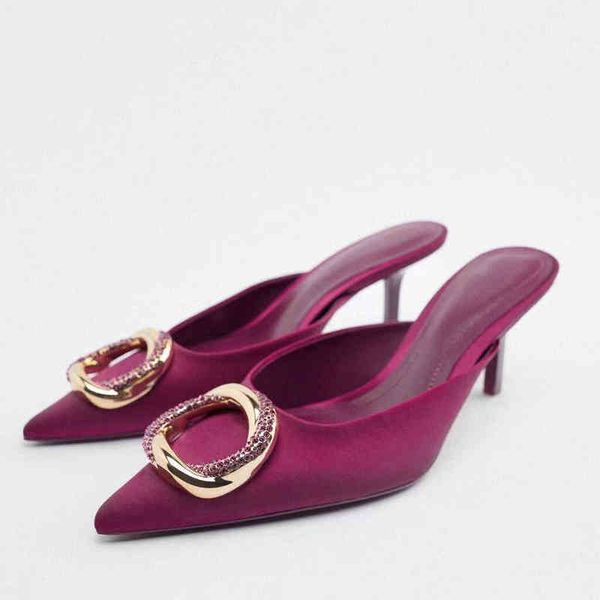 sandals women shoes pumps new french temperament baotou high heels fashion rhinestones buckle thin heeled half slippers 220407, Black
sandals women shoes pumps new french temperament baotou high heels fashion rhinestones buckle thin heeled half slippers 220407, Black