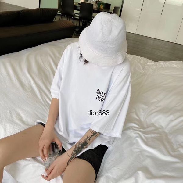 galery dept high street loose round neck fashion street letter printing short sleeve t-shirt for men and women pure cotton, White;black
galery dept high street loose round neck fashion street letter printing short sleeve t-shirt for men and women pure cotton, White;black