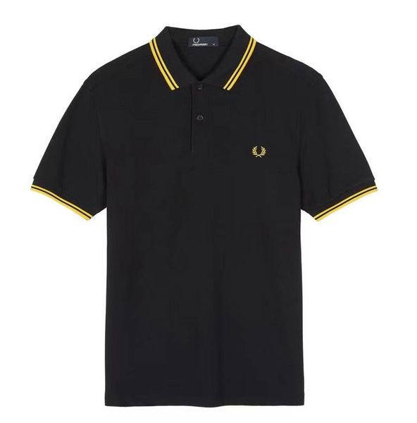 classic polo shirt english cotton short sleeve 2022 designer brand summer tennis men's t-shirt, White;black
classic polo shirt english cotton short sleeve 2022 designer brand summer tennis men's t-shirt, White;black