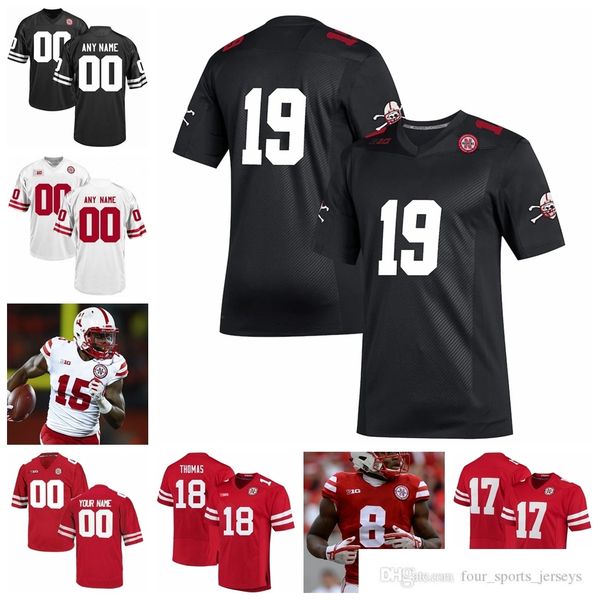 ncaa nebraska cornhuskers college football jerseys connor ruth jersey ronald thompkins adrian martinez jd spielman jerseys custom stitched, Black
ncaa nebraska cornhuskers college football jerseys connor ruth jersey ronald thompkins adrian martinez jd spielman jerseys custom stitched, Black