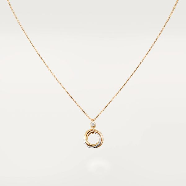 Designer Classic Design Cubic Zirconia Triple Trinity Necklace Pendant Women Girls 316L Titanium Steel Wedding Luxury Jewelry Collares Collier 18K
Designer Classic Design Cubic Zirconia Triple Trinity Necklace Pendant Women Girls 316L Titanium Steel Wedding Luxury Jewelry Collares Collier 18K