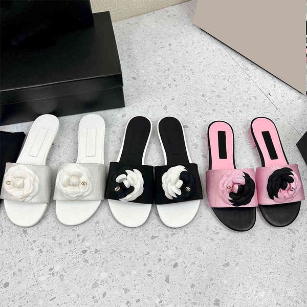 2022 new mountain camellia open toe low heel flat bottomed silk satin one line beach sandals for women's summer wear, Black
2022 new mountain camellia open toe low heel flat bottomed silk satin one line beach sandals for women's summer wear, Black