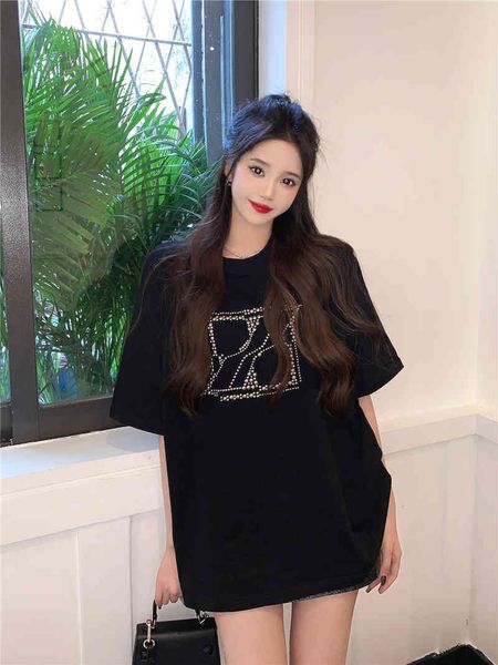 new short sleeve men women lovers loose high street diamond 2022 br trend fashion design men's and women's same t-shirt, White;black
new short sleeve men women lovers loose high street diamond 2022 br trend fashion design men's and women's same t-shirt, White;black