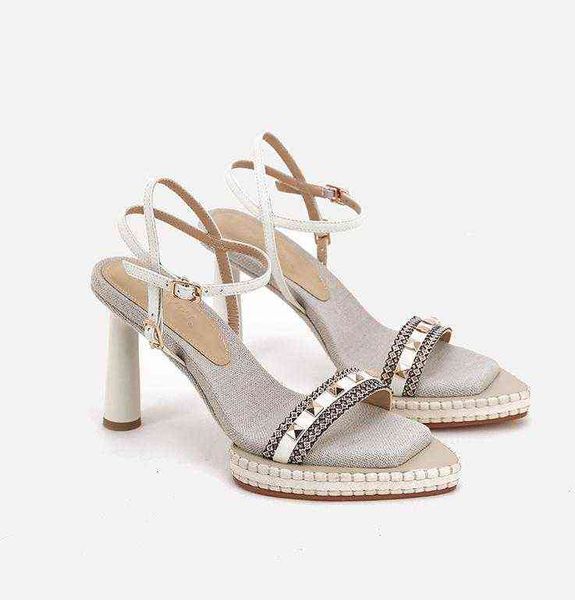 sandals new high heels sandals summer personality leather buckle thick soles heel party nightclub shoes 220623, Black
sandals new high heels sandals summer personality leather buckle thick soles heel party nightclub shoes 220623, Black