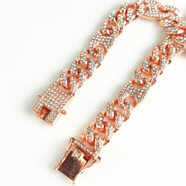 12mm full rhinestone necklace pig nose cuban chain hip hop necklace, Silver
12mm full rhinestone necklace pig nose cuban chain hip hop necklace, Silver