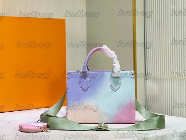 designer 22ss onthego pm 25cm sunrise totes bag pastel spring in the city m59856 pink coated canvas crossbody womens designers handbag purse, Brown;gray
designer 22ss onthego pm 25cm sunrise totes bag pastel spring in the city m59856 pink coated canvas crossbody womens designers handbag purse, Brown;gray