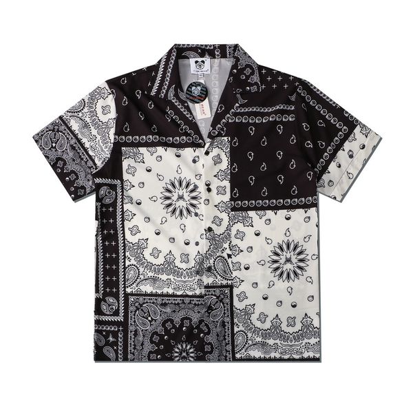 men's casual shirts high street hawaiian flower shirt black and white cashew nut flower full print beach cardigan short sleeved man, White;black
men's casual shirts high street hawaiian flower shirt black and white cashew nut flower full print beach cardigan short sleeved man, White;black