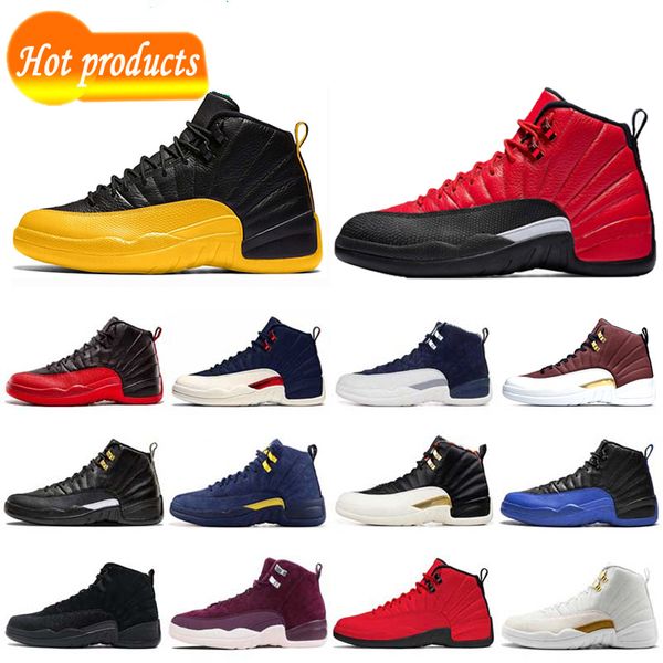 12 12s mens basketball shoes reverse flu game royal fiba dark grey ov white sports trainers sneakers 7-13, Black
12 12s mens basketball shoes reverse flu game royal fiba dark grey ov white sports trainers sneakers 7-13, Black