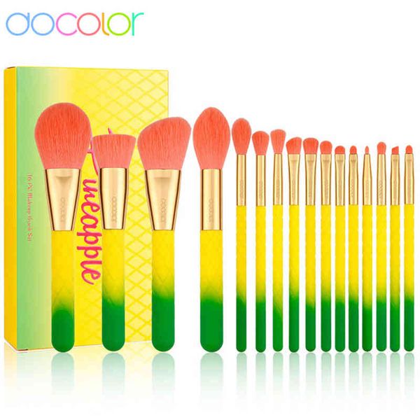 docolor makeup brushes 16pcs pineapple set foundation powder face blending contour eyeshadow make up 220514
docolor makeup brushes 16pcs pineapple set foundation powder face blending contour eyeshadow make up 220514