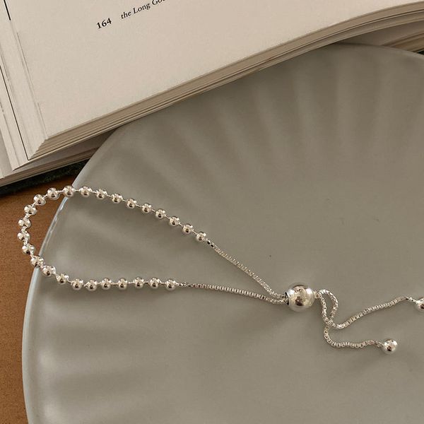 s925 sterling silver pull bead bracelet simple small fresh friend new jewelry, Golden;silver
s925 sterling silver pull bead bracelet simple small fresh friend new jewelry, Golden;silver