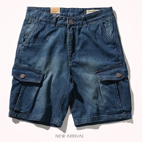 summer american retro tooling jeans shorts men's fashion washed old multi-pocketed loose casual denim 5-point pants, Black
summer american retro tooling jeans shorts men's fashion washed old multi-pocketed loose casual denim 5-point pants, Black