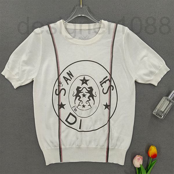 women's sweaters designer letter printed women's round neck t-shirt knitted short sleeve 2022 new white letters loose and versatil, White;black
women's sweaters designer letter printed women's round neck t-shirt knitted short sleeve 2022 new white letters loose and versatil, White;black