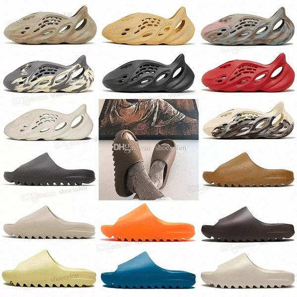 2022 foam designer sandals men woman bone white resin desert sand pure onyx stone sage slippers soot sulfur west slide slides sandals shoe c, Black
2022 foam designer sandals men woman bone white resin desert sand pure onyx stone sage slippers soot sulfur west slide slides sandals shoe c, Black