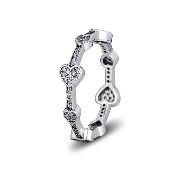 compatible with pandora jewelry ring silver alluring hearts rings with cz 100% 925 sterling silver jewelry whole diy for women2334
compatible with pandora jewelry ring silver alluring hearts rings with cz 100% 925 sterling silver jewelry whole diy for women2334