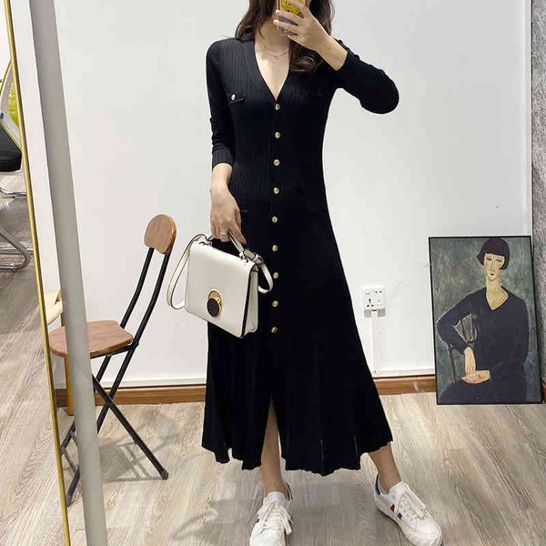 casual dresses autumn knitted long skirt light luxury celebrity style sd home fashion temperament sweater dress sleeve thin high, Black;gray
casual dresses autumn knitted long skirt light luxury celebrity style sd home fashion temperament sweater dress sleeve thin high, Black;gray