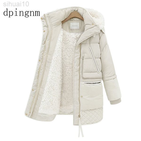 winter jacket women thick warm hooded parka mujer cotton padded coat long paragraph plus size 3xl slim jacket female l220730, Black
winter jacket women thick warm hooded parka mujer cotton padded coat long paragraph plus size 3xl slim jacket female l220730, Black
