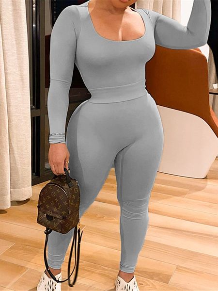 solid concise two piece set women skinny bodycon-shaping crew neck bodysuit+high waist slim sporty leggings activewear, White
solid concise two piece set women skinny bodycon-shaping crew neck bodysuit+high waist slim sporty leggings activewear, White