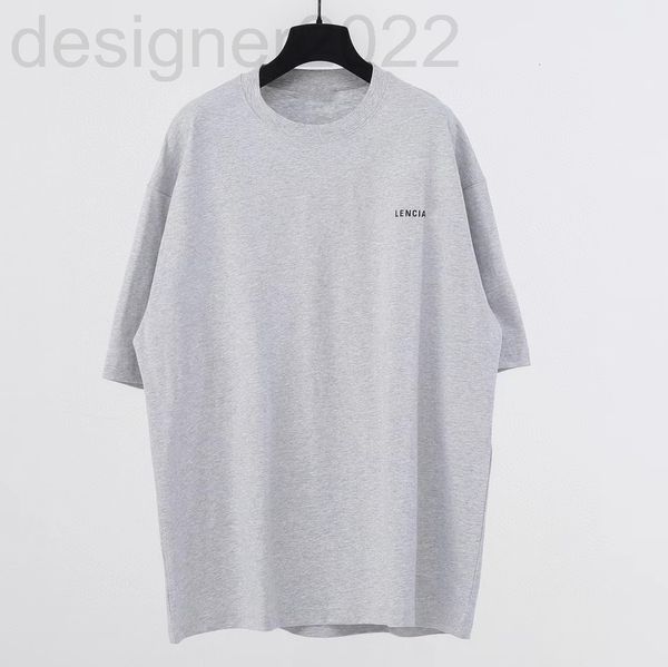 women's t-shirt designer b house ceiling version small back letter printing short sleeves can be solid or gray tir6, White
women's t-shirt designer b house ceiling version small back letter printing short sleeves can be solid or gray tir6, White