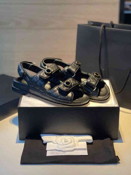 sandals high version classic sandals xiaoxiangjia magic patch beach leather caviar casual women's shoes, Black
sandals high version classic sandals xiaoxiangjia magic patch beach leather caviar casual women's shoes, Black