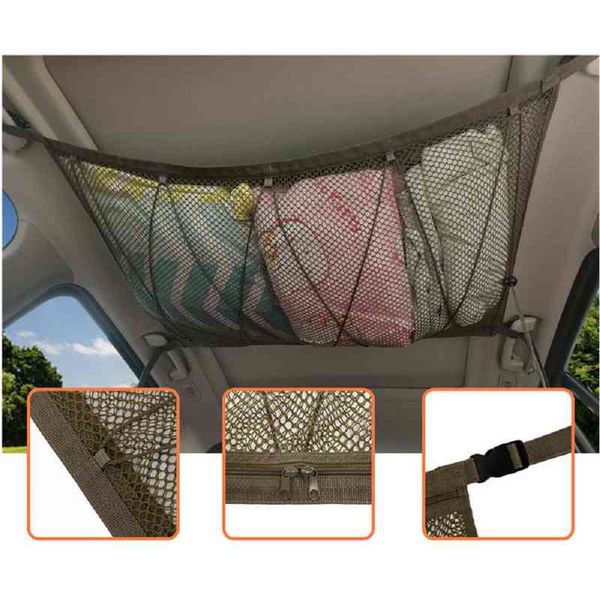 2pc car ceiling storage mesh with zipper drawstring universal trunk cargo organizer storage bag ,car roof interior cargo net bag y220414
2pc car ceiling storage mesh with zipper drawstring universal trunk cargo organizer storage bag ,car roof interior cargo net bag y220414