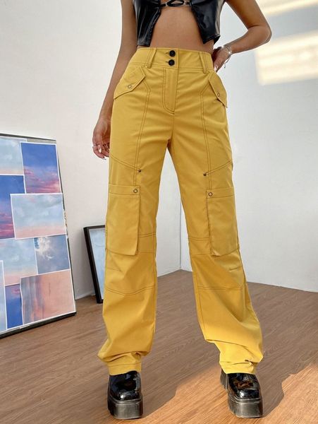 button fly stitch detail pants e5yu#, Black;white