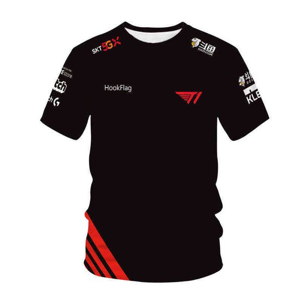 esports team uniform summer round neck short sleeve fans clothing men's street casual t-shirt teen male outdoor sports tee, White;black
esports team uniform summer round neck short sleeve fans clothing men's street casual t-shirt teen male outdoor sports tee, White;black