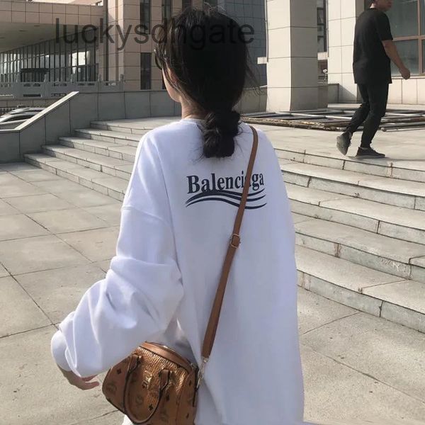 designer brand hoodies ba lencia ga cotton sweater women's 2022 autumn new korean loose ins simple letter prin, Black
designer brand hoodies ba lencia ga cotton sweater women's 2022 autumn new korean loose ins simple letter prin, Black