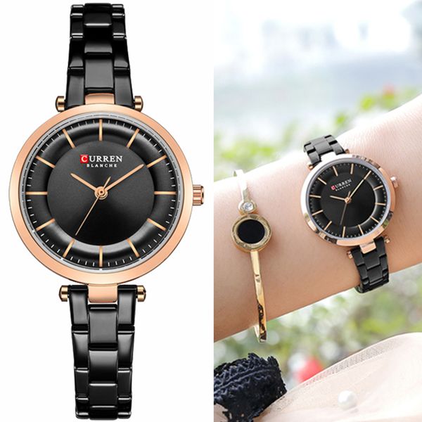 curren fashion classic quartz women watch luxury metal bracelet stainless steel watches women elegant ladies clock, Silver
curren fashion classic quartz women watch luxury metal bracelet stainless steel watches women elegant ladies clock, Silver