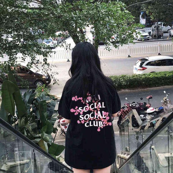 gx assc anti plum blossom short sleeved peach t-shirt tide brand high street loose men and women lovers fashion dza, White;black
gx assc anti plum blossom short sleeved peach t-shirt tide brand high street loose men and women lovers fashion dza, White;black