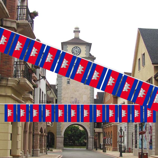 cambodia string flag 20 flag 14x21cm cambodian hanging mini banner for indoor outdoor decor
cambodia string flag 20 flag 14x21cm cambodian hanging mini banner for indoor outdoor decor