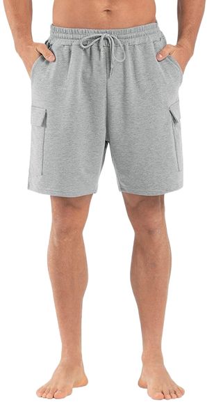 urban mens 6" cargo shorts casual lounge elastic waist workout athletic gym cotton terry sweat shorts with pockets a0gc#, White;black
urban mens 6" cargo shorts casual lounge elastic waist workout athletic gym cotton terry sweat shorts with pockets a0gc#, White;black