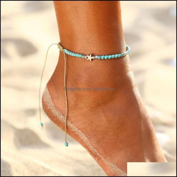anklets jewelry s2095 bohemian fashion five star turquoise beads foot chain anglet handmade beaded drop delivery 2021 dhkiv, Red;blue
anklets jewelry s2095 bohemian fashion five star turquoise beads foot chain anglet handmade beaded drop delivery 2021 dhkiv, Red;blue