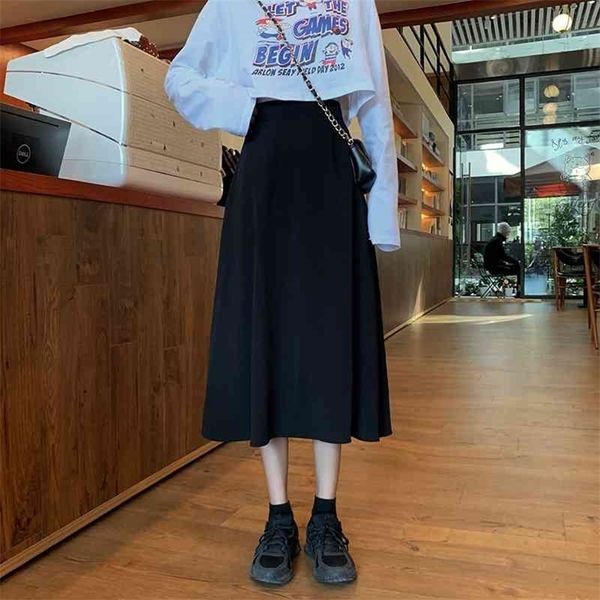 waist thin skirt women's spring and autumn new all-around ins medium long a-line umbrella skirt all-around black 210331
waist thin skirt women's spring and autumn new all-around ins medium long a-line umbrella skirt all-around black 210331