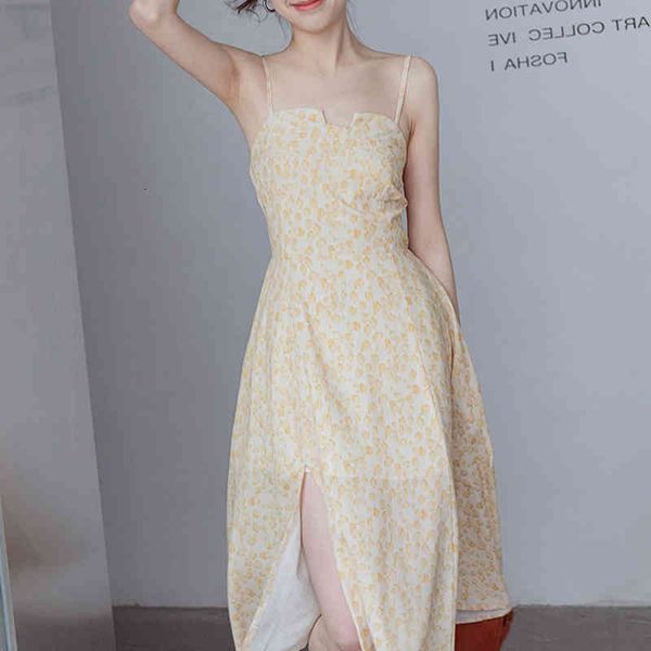 casual dresses suspender dress women's spring 2022 style gentle temperament closed waist split medium length floral skirt 3azy, Black;gray
casual dresses suspender dress women's spring 2022 style gentle temperament closed waist split medium length floral skirt 3azy, Black;gray