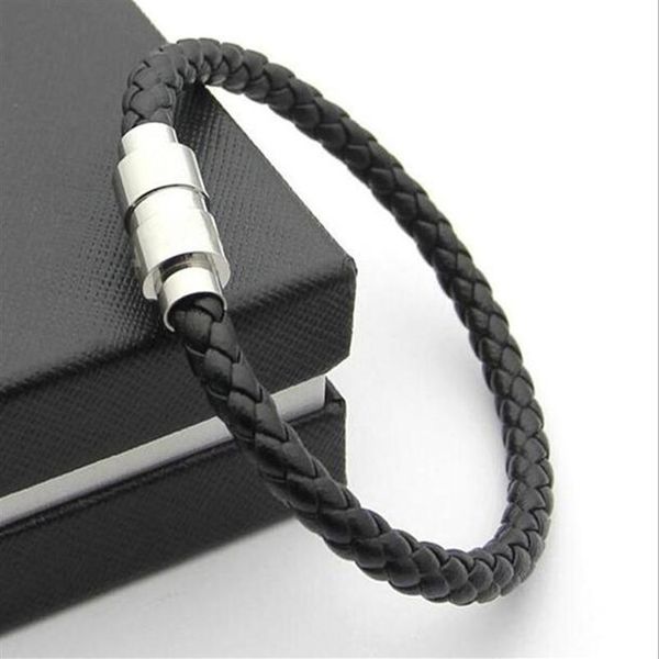designer itanium steel bracelets men woman magnetic buckle genuine leather braid bracelet in 20cm luxury bangle ettike charm brace224e, Black
designer itanium steel bracelets men woman magnetic buckle genuine leather braid bracelet in 20cm luxury bangle ettike charm brace224e, Black