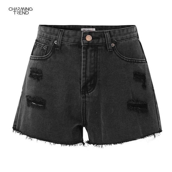 fashion vintage denim women's shorts summer boyfriends black slim female hight waist 210702, White;black
fashion vintage denim women's shorts summer boyfriends black slim female hight waist 210702, White;black