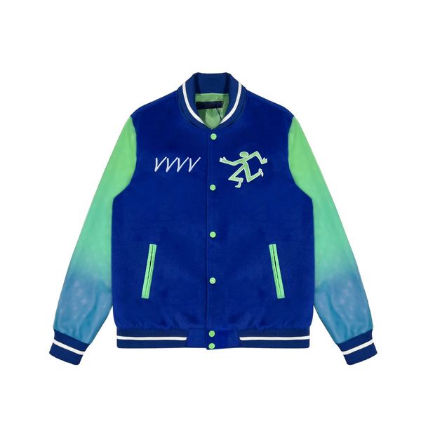 gradient sleeves embossed print mans bomber jacket designer spring men wool and leather splicing outdoor sportswear basketball thicken mens, Black;brown
gradient sleeves embossed print mans bomber jacket designer spring men wool and leather splicing outdoor sportswear basketball thicken mens, Black;brown