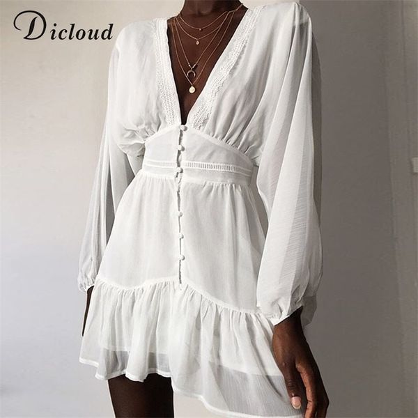 dicloud plunge v neck women's summer dress white lace long sleeve mini wedding party ruffle elegant clothes 220425, Black;gray
dicloud plunge v neck women's summer dress white lace long sleeve mini wedding party ruffle elegant clothes 220425, Black;gray