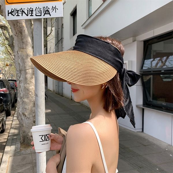 summer sun hats women fashion girl straw ribbon bow beach casual empty panama bone feminino harajuku 220427, Blue;gray
summer sun hats women fashion girl straw ribbon bow beach casual empty panama bone feminino harajuku 220427, Blue;gray