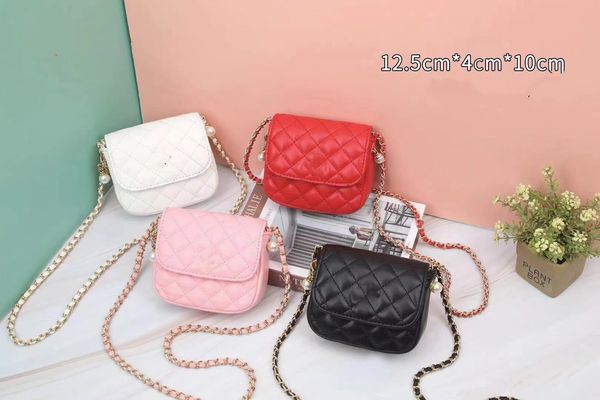 luxury children diamond lattice quilted handbags kids pearl chain metals letter messenger bags girls single shoulder bags a8740, Black
luxury children diamond lattice quilted handbags kids pearl chain metals letter messenger bags girls single shoulder bags a8740, Black