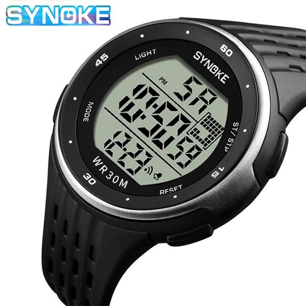 synoke men digital watch led display waterproof male wristwatch chronograph calendar alarm week sports watches relogio masculino 220618, Slivery;brown
synoke men digital watch led display waterproof male wristwatch chronograph calendar alarm week sports watches relogio masculino 220618, Slivery;brown