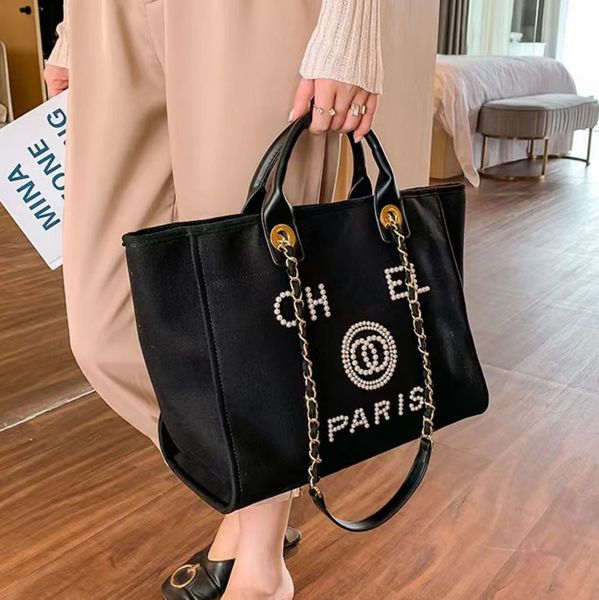 fashion luxury classic beach bags tote label pearl evening bag portable large capacity female designer canvas handbag brand women handbags l
fashion luxury classic beach bags tote label pearl evening bag portable large capacity female designer canvas handbag brand women handbags l
