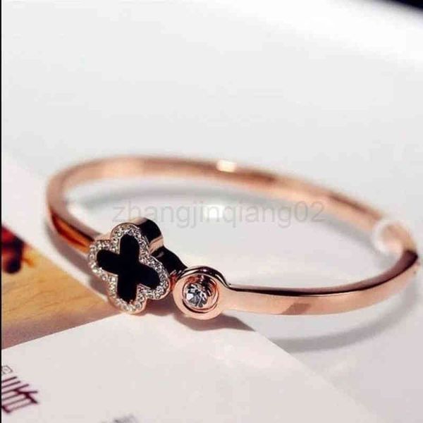 designer bangles for woman mens love diamond studded clover bracelet rose gold open mouth bangle jewelry crystal small mori bracelet, Black
designer bangles for woman mens love diamond studded clover bracelet rose gold open mouth bangle jewelry crystal small mori bracelet, Black
