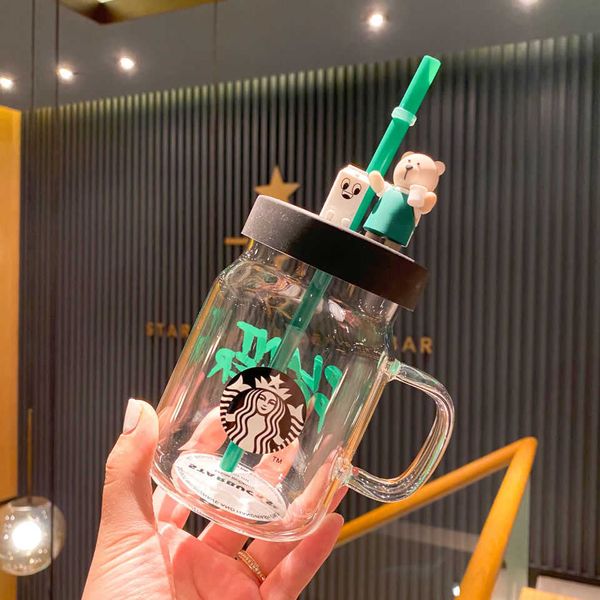 starbucks cup bear mason glass straw high temperature resistant coffee large capacity water with cover men and womenljqu
starbucks cup bear mason glass straw high temperature resistant coffee large capacity water with cover men and womenljqu