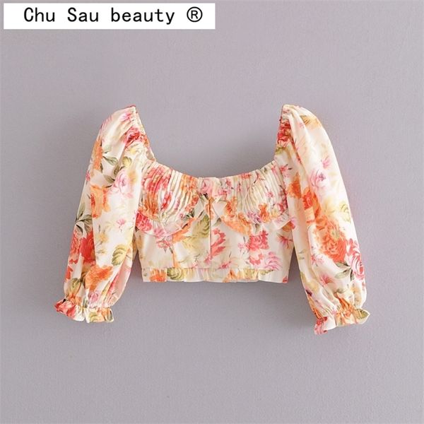 chu sau beauty women summer shirt casual holiday square collar puff sleeve floral short cropped navel crop womam blouse 210308, White
chu sau beauty women summer shirt casual holiday square collar puff sleeve floral short cropped navel crop womam blouse 210308, White