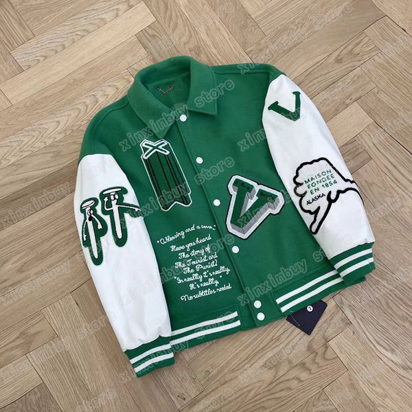 22ss designers jackets men women basketball towel letter embroidery robot woollen lapel neck streetwear white blue black m-xl, Black;brown
22ss designers jackets men women basketball towel letter embroidery robot woollen lapel neck streetwear white blue black m-xl, Black;brown