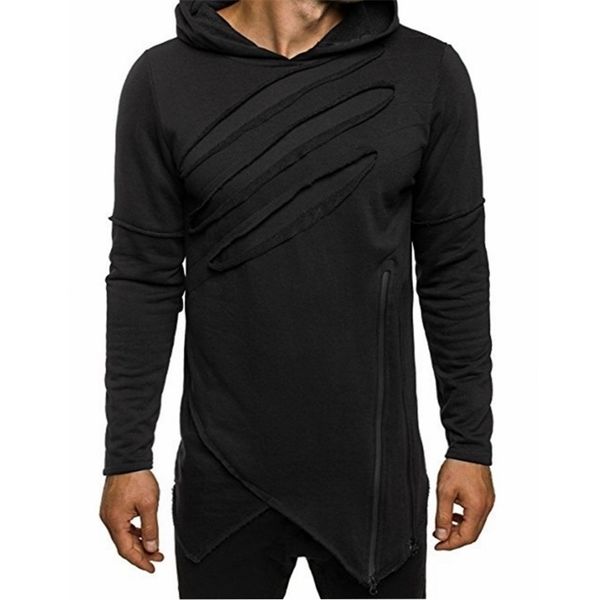plus size s 4xl new mens clothing fashion spring long sleeve hoodie holes split joint hoodie in steel grey singer costumes t200224, White;black
plus size s 4xl new mens clothing fashion spring long sleeve hoodie holes split joint hoodie in steel grey singer costumes t200224, White;black
